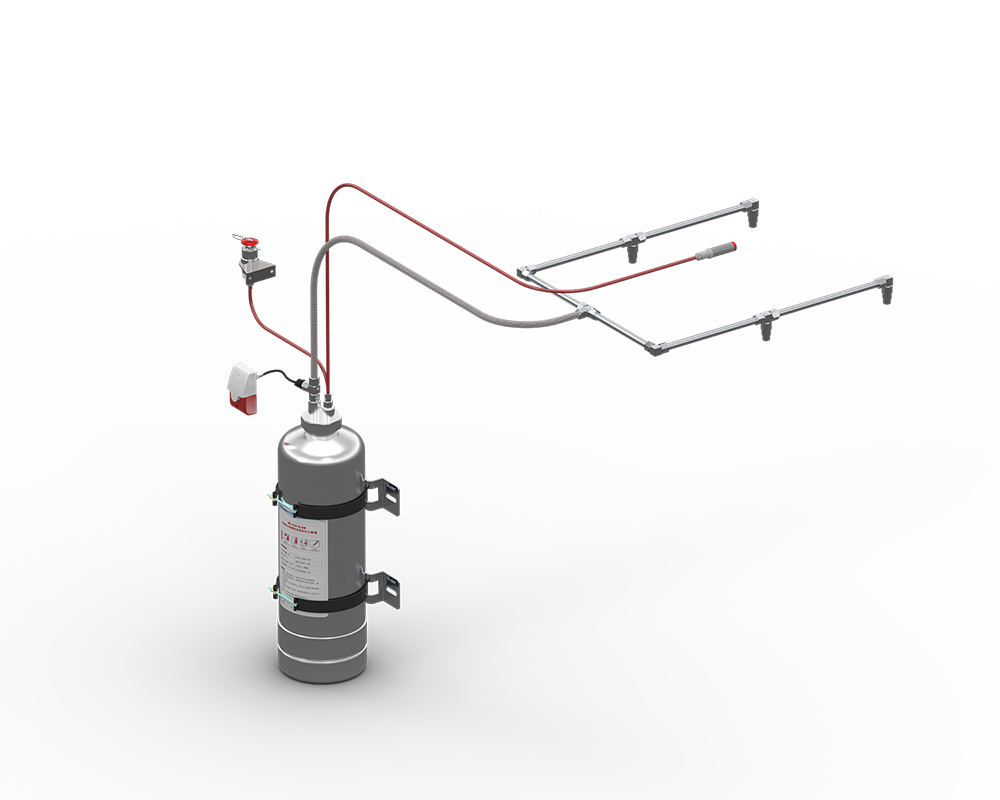 WD-1230/6-KLSM型非储压全氟己酮温电双控自动灭火装置